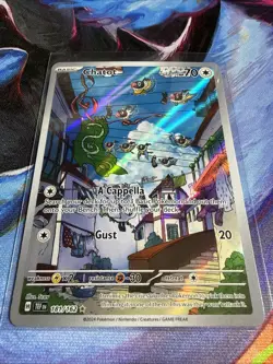 Chatot 181/162 Holo Illustration Rare Temporal Forces Pokemon Card - Image 2