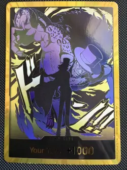 DON!! Card (Rob Lucci) (Gold) Premium Booster -The Best- Vol. 2 Foil NM - Image 1