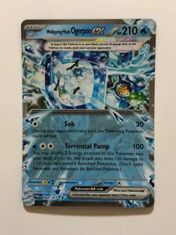 Pokemon Card Twilight Masquerade Wellspring Mask Ogerpon EX 064/167 NM - Image 1