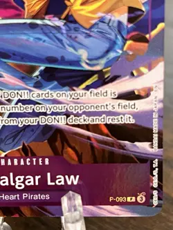 Trafalgar Law (Illustration Box Vol.6) P-093 One Piece Alt Art Promo Card NM - Image 5