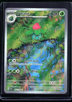 2023 Scarlet & Violet - 151 Ivysaur #167 Illustration Rare Holo Pokemon Card - Image 1
