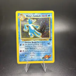 Misty’s Golduck 12/132 Holo Gym Challenge Pokemon Vintage Card NM-LP -g - Image 1