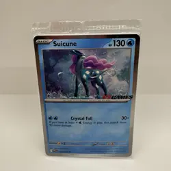 Suicune 026/094 EB Games Stamped Promo Holo Phantasmal Pokemon Card SEALED - Image 1