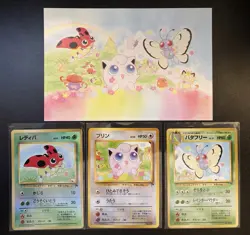 Pokemon Southern Islands Tropical / Rainbow Japanese Card Set Near Complete Mew - Image 4
