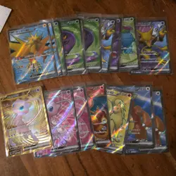 17x Japanese Pokemon TCG SR card lot 151 JPN - Image 1