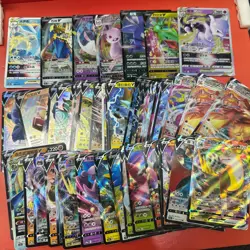 Pokemon S-Chinese Card Sword & Shield random eevee V&Vmax Holo Mint 50 cards#3 - Image 1