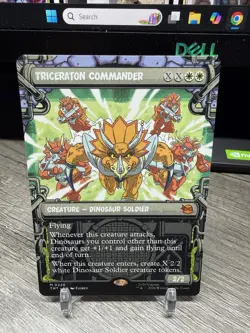 Triceraton Commander Showcase Teenage Mutant Ninja Turtles MTG MINT - Image 1