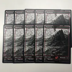 MTG: Full Art Mountain (10) - Innistrad: Crimson Vow 275/277 - Image 1