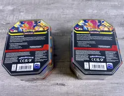 Mega Charizard X and Y Tins Sealed Pokemon TCG Phantasmal Flames - Image 2