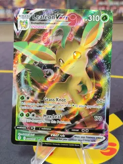 Leafeon VMAX 008/203 Full Art Ultra Rare Holo Evolving Skies Pokemon TCG - NM - Image 1