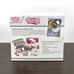Pokemon TCG Scarlet & Violet White Flare ETB Elite Trainer Box - NEW SEALED - Image 2