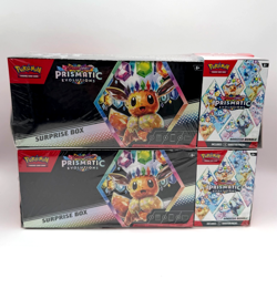 Sam’s Club Pokemon TCG X2 Prismatic Evolutions Surprise Box & Booster Bundle Box - Image 1