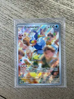 Pokemon TCG Cramorant Holo Rare Card 176/167 Twilight Masquerade M-NM Condition - Image 1