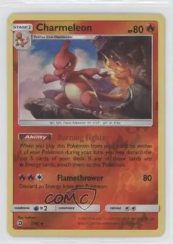 Charmeleon Reverse Foil Pokemon Sun & Moon Dragon Majesty #2 - Image 1