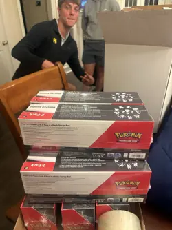 8 Pokemon TCG Prismatic Evolutions Surprise Box & Booster Bundle Sams Club - Image 1