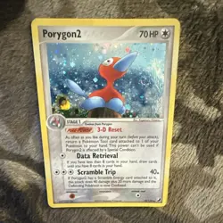 Nintendo Porygon2 12/115 EX Unseen Forces Holo Rare 70HP Pokemon TCG - Image 1