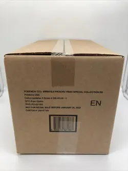 pokemon crown zenith pikachu Vmax Special Collection 6 Boxes Case Sealed - Image 1