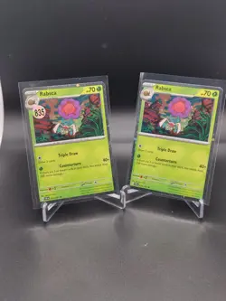 Rabsca 2024 Pokemon TCG #014/191 SV8 Surging Sparks Rare Cosmos Holo - Image 1