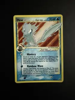 Pokemon Mew Gold Star 2006 101/101 Delta Species Dragon Frontiers Ultra Rare - Image 1