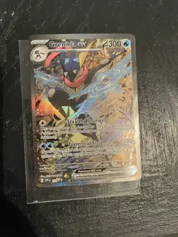 Pokemon TCG Greninja EX SVP 132 Shrouded Fable Black Star Promo Illustration NM - Image 2