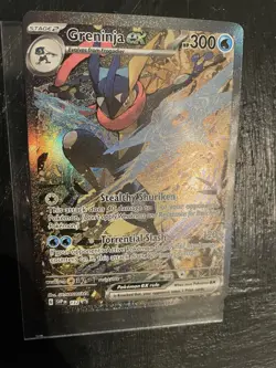 Pokemon TCG Greninja EX SVP 132 Shrouded Fable Black Star Promo Illustration NM - Image 3