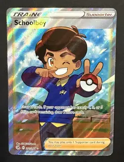 Schoolboy ⭐ 261/264 Holo Rare Ultra Fusion Strike 2021 Pokemon NM - Image 1