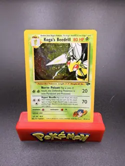 Pokemon TCG Koga’s Beedrill Holo 9/132 Gym Challenge WOTC 2000 NM/LP - Image 1