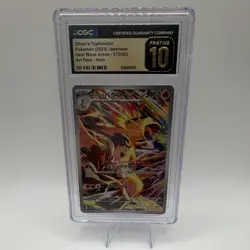 Pokemon Ethan's Typhlosion 070/063 Heat Wave Arena Art Rare Holo 170 HP - Image 1