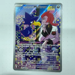 2025 Pokemon Destined Rivals Team Rocket's Murkrow #200/182 - Image 1