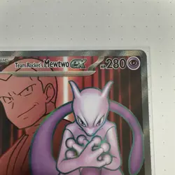 Team Rocket's Mewtwo ex 213/182 Pokemon Sv10: Destined Rivals NM Free Shipping - Image 3