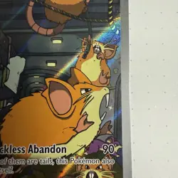 Team Rocket’s Raticate 202/182 Illustration Rare Destined Rivals NM Pokemon TCG - Image 4