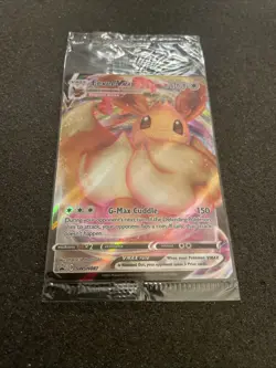 SEALED Eevee VMAX SWSH087 Black Star Promo Full Art Holo Pokemon TCG 2021 NM - Image 2