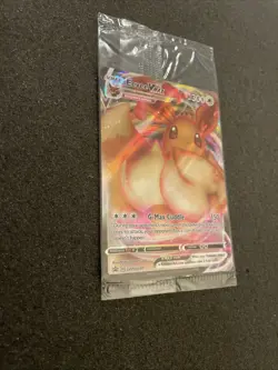 SEALED Eevee VMAX SWSH087 Black Star Promo Full Art Holo Pokemon TCG 2021 NM - Image 3