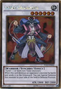 Goyo Guardian - PGL2-EN042 - Gold Rare - Unlimited Edition - Heavily Played - Image 1