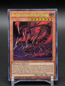 Red-Eyes Alternative Black Dragon - Prismatic Secret Rare - TN19-EN005 - VLP - Image 1