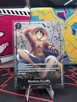 Bandai Monkey.D.Luffy Character Promo Card P-075 One Piece CCG Promo Cards - Image 1