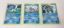 Squirtle 29/149 Wartotle 30/149 Blastoise 31/149 3 Card Set Starter Pokemon TCG - Image 2