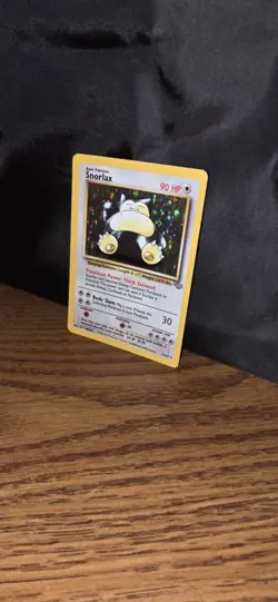 Pokemon TCG Snorlax Holo Rare Card 11/64 Jungle Unlimited LP/NM Condition - Image 2