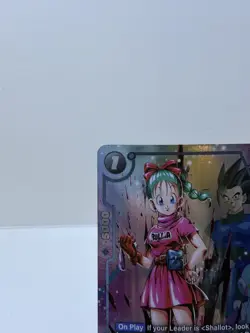 Bulma Silver Foil FS09-14 Dragon Ball Legends Stamp Fusion World Card Game NM - Image 5