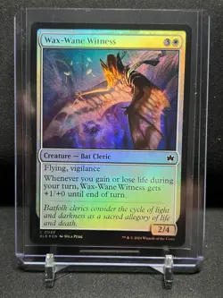 Wax-Wane Witness - Foil - Magic MTG 2024 Bloomburrow NM - Image 1