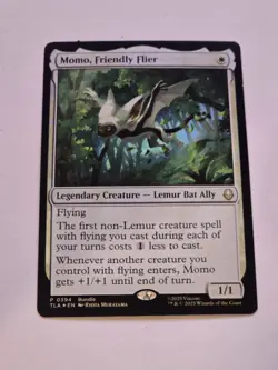 Momo, Friendly Flier (Foil) - Avatar - NM - Rare - Legendary Creature - MTG - Image 1