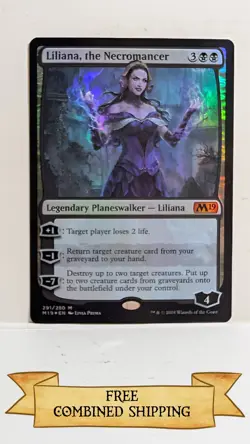 Liliana, the Necromancer Core Set 2019 Foil - Image 1
