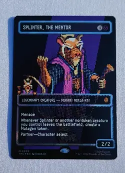 Splinter, the Mentor (0089) (Borderless) (Surge Foil) Commander: Teenage Mutant - Image 1
