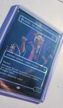 Splinter, the Mentor (0089) (Borderless) (Surge Foil) Commander: Teenage Mutant - Image 4