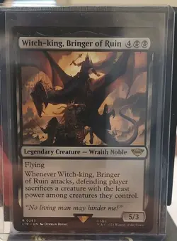MTG Witch-king, Bringer of Ruin, Moderate Play, English Universes Beyond: LOTR: - Image 1