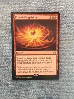MTG Chandra's Ignition Commander: the Lost Caverns of Ixalan Regular *Near Mint* - Image 1