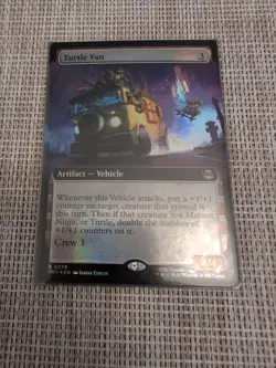 x1 Turtle Van - Foil - Extended Art R MTG Teenage Mutant Ninja Turtles M/NM, Eng - Image 1