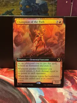 Champion of the Path (Extended Art) Lorwyn Eclipsed Foil NM - Image 1