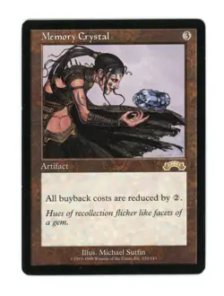 Memory Crystal - Magic the Gathering MTG - Exodus LP Vintage - Image 1