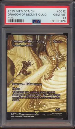 MTG FINAL FANTASY DRAGON OF MOUNT GULG #0012 FOIL PSA 10! - Image 1